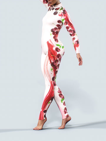 Cherry Cream Catsuit-unitard-bootysculpted